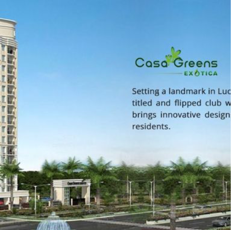 Exterior View, radhey-krishna-casa-green-exotica 3 Bedroom 1695 Sq.Ft. Apartment In Sgpgi Lucknow 7876687