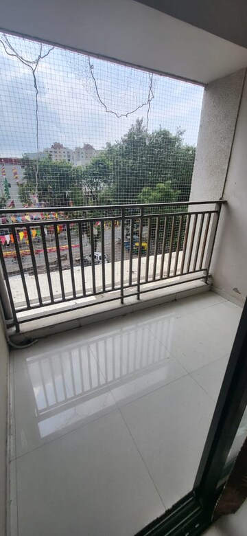Balcony in 2 BHK Apartment at Sahajanand Oasis, Memnagar – for Rent