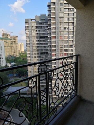 Balcony in 2 BHK Apartment at Gala Pride Palms, Kolshet Road – for Sale