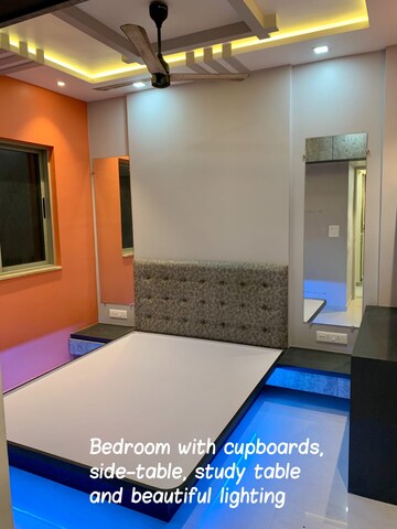Master Bedroom in 1 BHK Apartment at Lodha Casa Rio, Dombivli East – for Rent