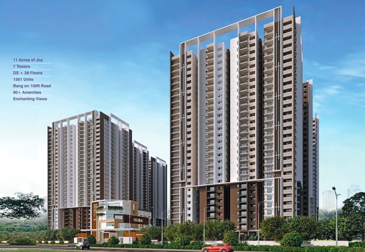 Exterior View, vision-arsha 2 Bedroom 1390 Sq.Ft. Apartment In Tellapur Hyderabad 7876947