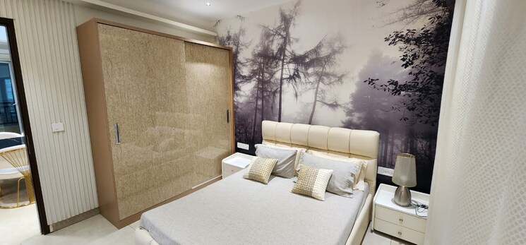 Bedroom, maya-green-lotus-saksham 3 Bedroom 1907 Sq.Ft. Apartment In International Airport Road Zirakpur 7877108