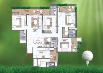 3 BHK Apartment For Sale in M3M Golf Hills, Sector 79
