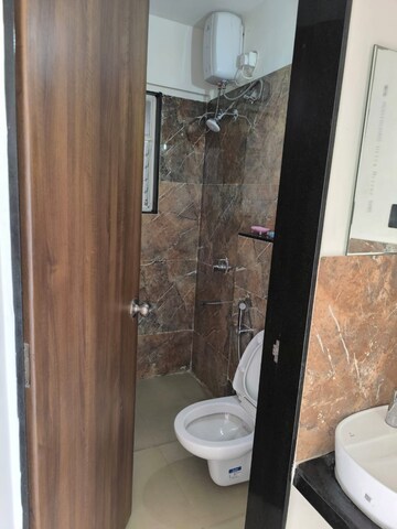 Bathroom in 2.5 BHK Apartment at Krishna Amarillo, Hinjewadi – for Rent