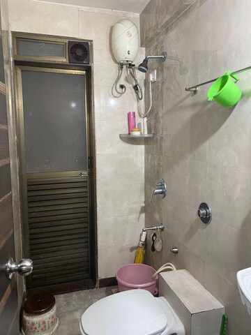 Bathroom in 2 BHK Builder Floor at Shree Balaji  Om Harmony, Kharghar – for Rent