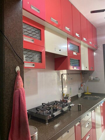Kitchen in 2 BHK Builder Floor at Shree Balaji  Om Harmony, Kharghar – for Rent