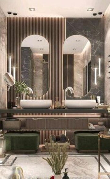 Bathroom in 2 BHK Apartment at Gaur City 2 - 16th Avenue, Sector 16c Greater Noida – for Sale