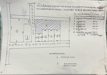 Plot – Map Location View at Mathikere - for Sale