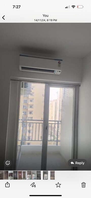 Building Lobby in 2 BHK Apartment at Galaxy North Avenue, Gaur City 2  – for Sale