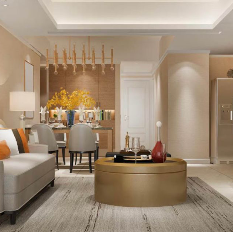 Living Room, 4s-aradhya-extension 4 Bedroom 2200 Sq.Ft. Builder Floor In Sector 67 Gurgaon 7877471