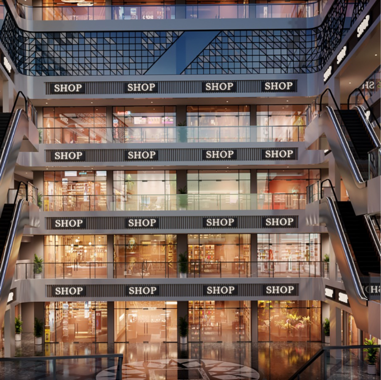 Exterior View, kamakhya-cross-walk Commercial Shop 539 Sq.Ft. In Phi 1 Greater Noida Greater Noida 7877545