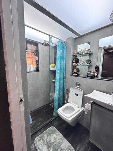 Bathroom in 2 BHK Apartment at Triveni Vasant Vihar CHS, Vasant Vihar – for Sale