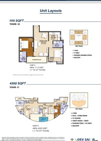 1 BHK Apartment For Resale in Le Solitairian City Sector 25 Yamuna Expressway Greater Noida  7877766