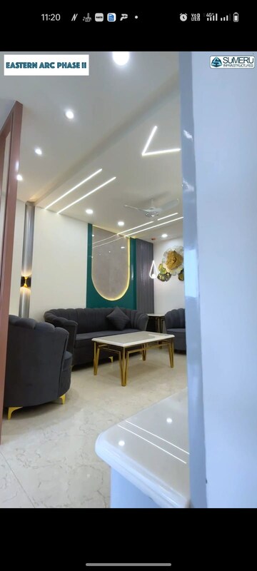 Living Room in 2 BHK Apartment at Sumeru Eastern Arc, Badowala – for Sale