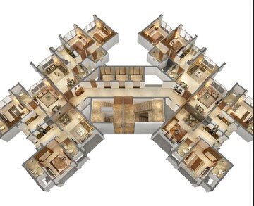 Master Plan in 1 BHK Apartment at Yogi Ajmera Bliss, Kalyan West – for Rent