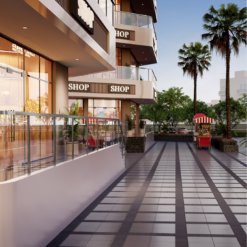  Shop – Exterior View View at Kamakhya Cross Walk, Phi 1 Greater Noida - for Sale