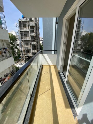 Balcony in 2.5 BHK Apartment at Thanisandra – for Rent