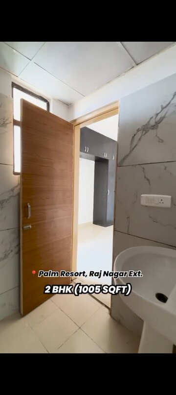 Kitchen in 2 BHK Apartment at JKG Palm Resort, Raj Nagar Extension – for Sale