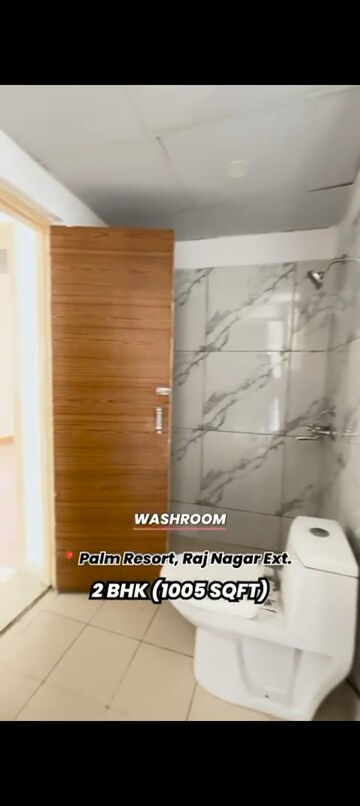 Staircase in 2 BHK Apartment at JKG Palm Resort, Raj Nagar Extension – for Sale