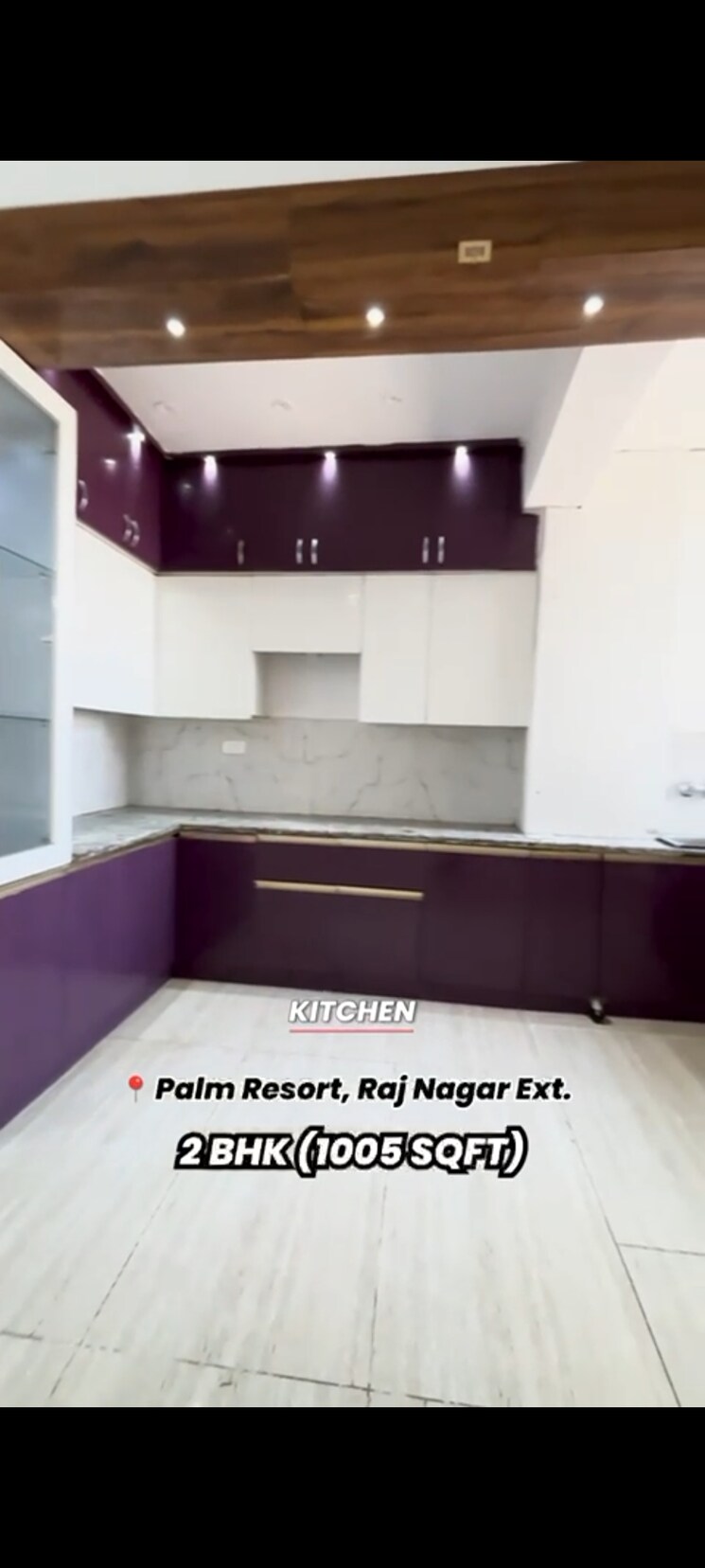 Kitchen, jkg-palm-resort 2 Bedroom 1005 Sq.Ft. Apartment In Raj Nagar Extension Ghaziabad 7879436