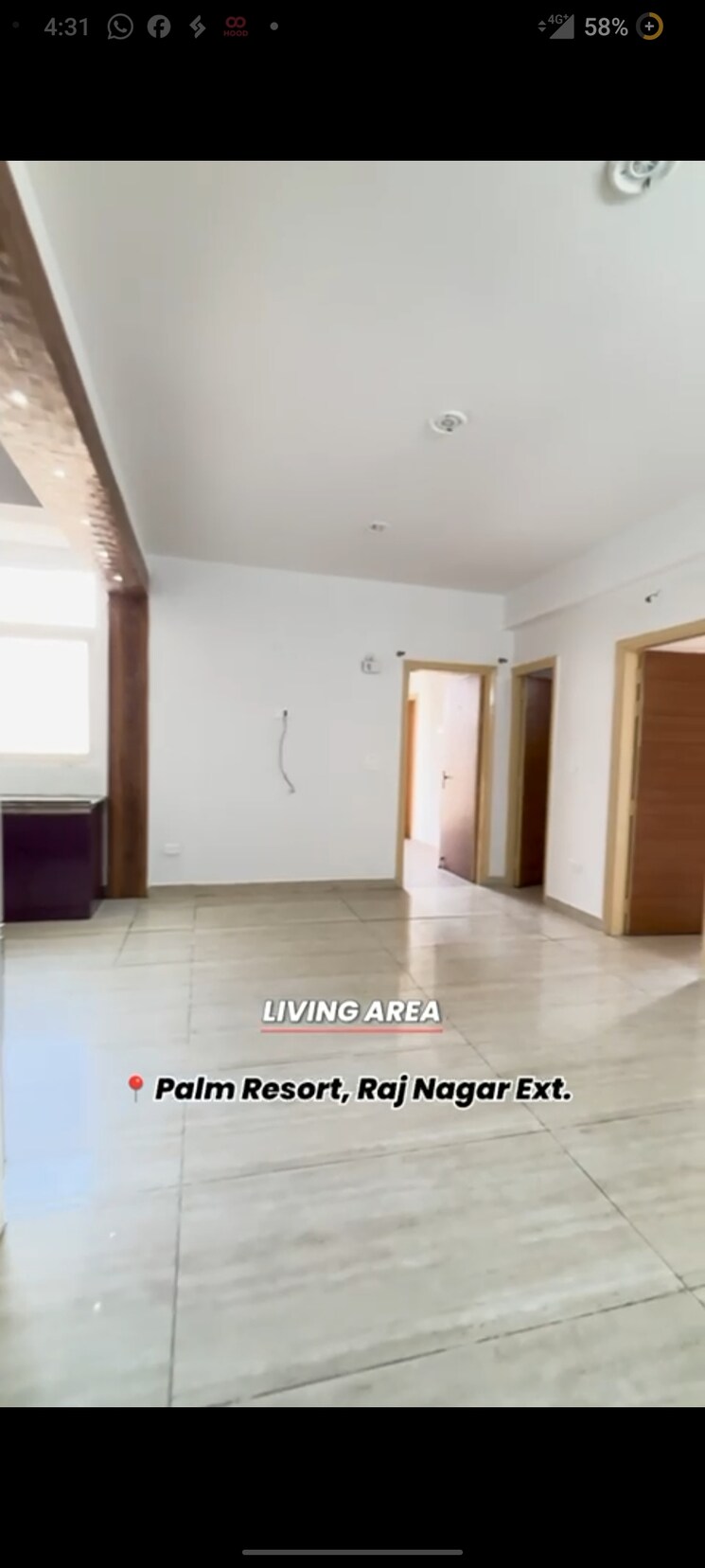 Room, jkg-palm-resort 2 Bedroom 1005 Sq.Ft. Apartment In Raj Nagar Extension Ghaziabad 7879436