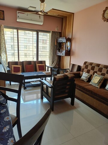 Living Room in 2 BHK Apartment at Acme Ozone, Manpada – for Rent