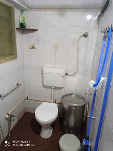 Bathroom in 2 BHK Apartment at Shashwat CHS Airoli, Airoli Sector 8a – for Rent