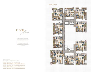Master Plan in 3 BHK Apartment at Aura Vidha, Kondapur – for Sale