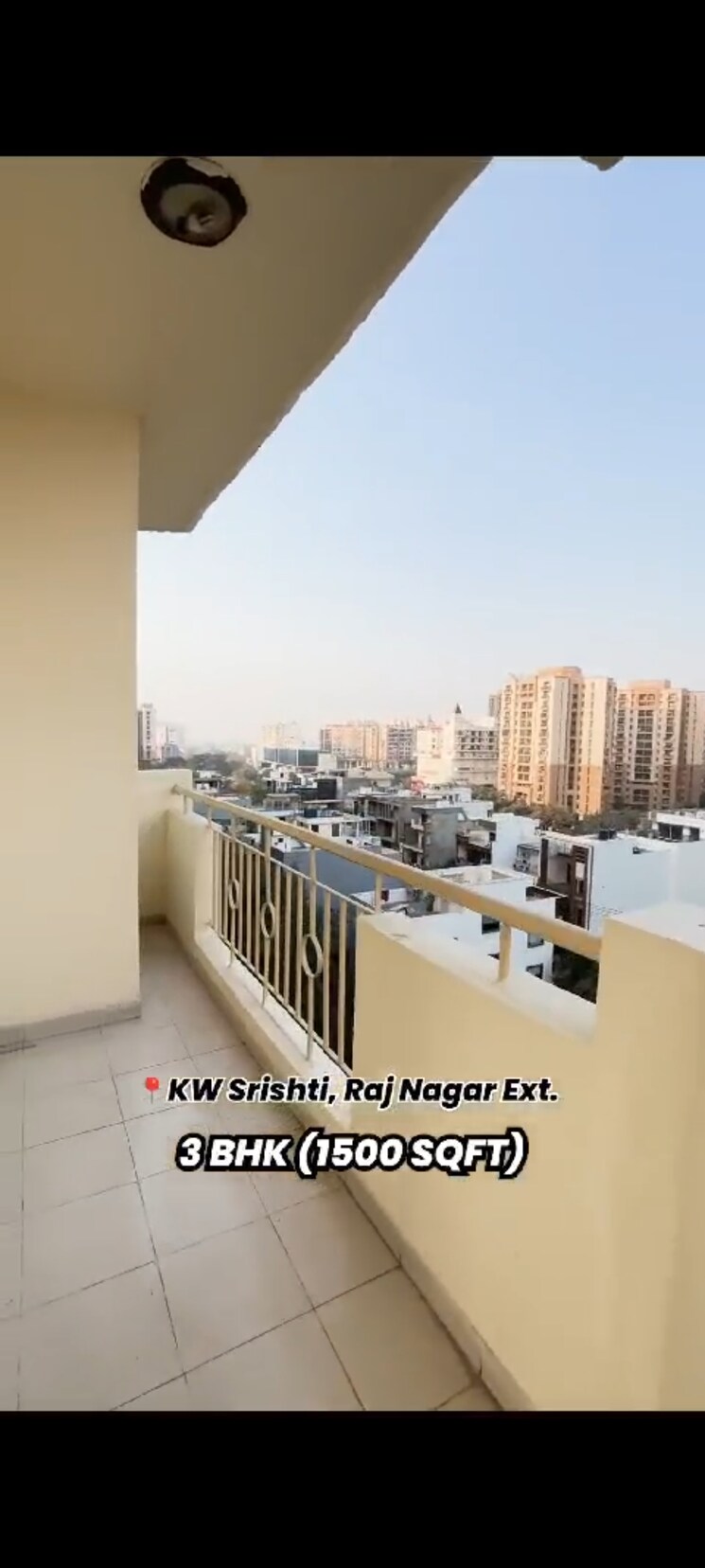 Exterior View, kw-srishti 3 Bedroom 1500 Sq.Ft. Apartment In Raj Nagar Extension Ghaziabad 7879581