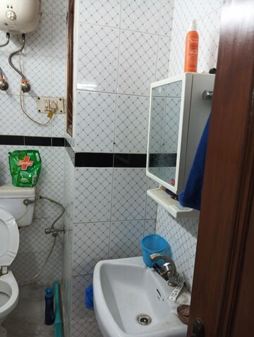 Bathroom in 2 BHK Builder Floor at Lajpat Nagar – for Rent