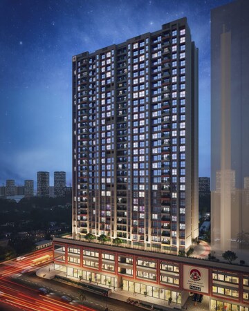 2 BHK Apartment – Exterior View View at Ajmera Crosstown One, Kalyan West - for Sale