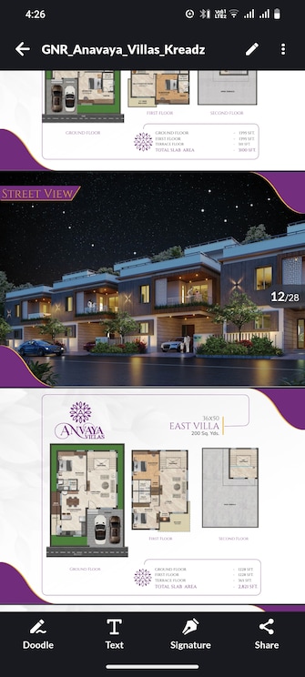 3 BHK Villa For Resale in GNR Anvaya Icon City Kongara Kalan Hyderabad  7879813