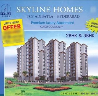 3 BHK Apartment For Resale in V Skyline Homes Adibatla Hyderabad  7879929