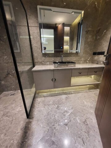 Bathroom in 3 BHK Apartment at Saket – for Rent