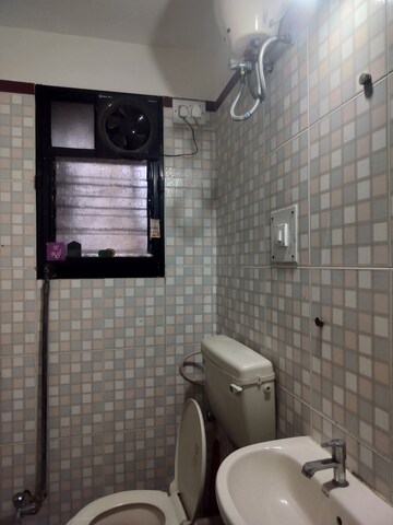 Bathroom in 2 BHK Apartment at Magarpatta Daffodils Apartment, Hadapsar – for Rent