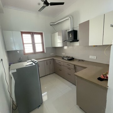 Kitchen in 3 BHK Builder Floor at Dehradun Cantt – for Rent