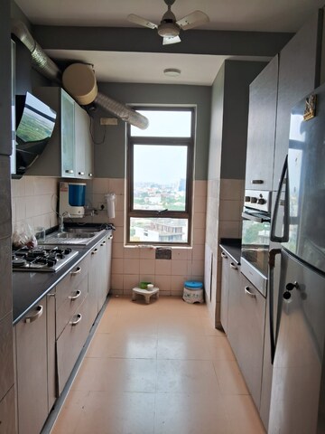 Kitchen in 3 BHK Apartment at Unitech Fresco, Sector 50 – for Rent