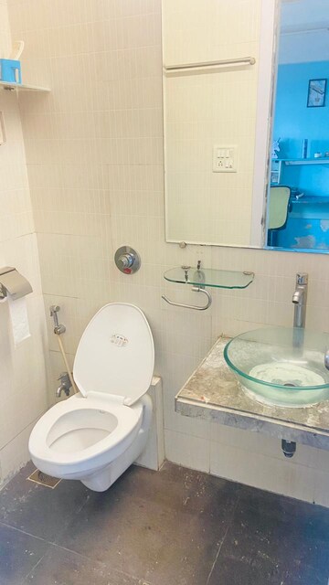 Bathroom in 3 BHK Apartment at Dosti Florentine, Wadala – for Rent