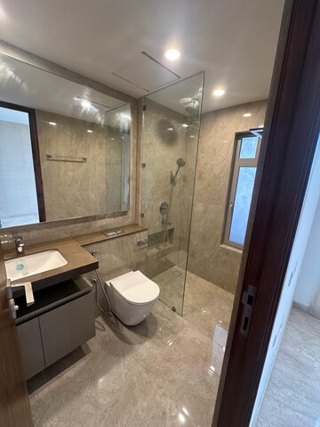 Bathroom in 3 BHK Apartment at Hiranandani Lake Enclave, Ghodbunder Road – for Sale