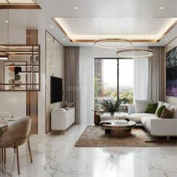 Living Room in 5 BHK Penthouse at Mahindra Luminare, Sector 59 – for Sale