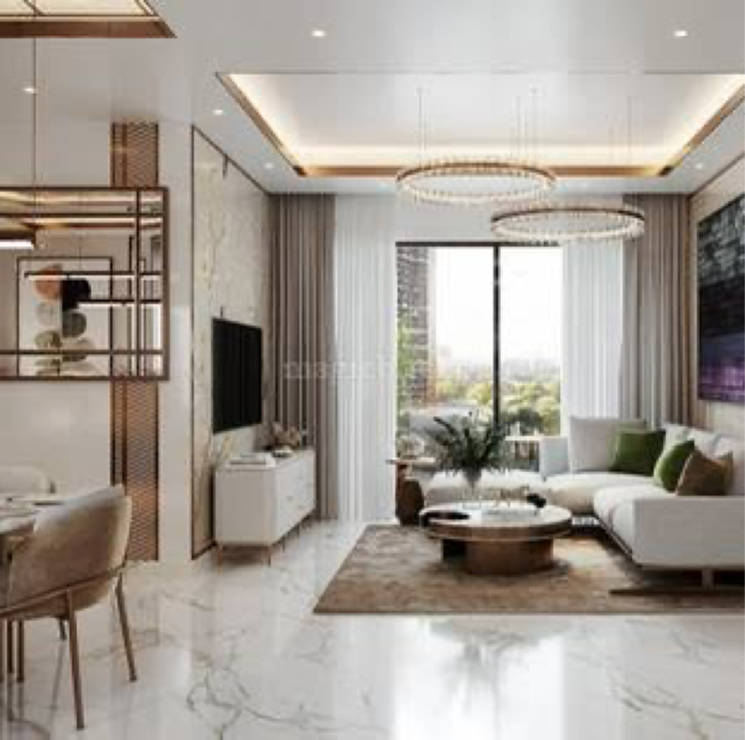 Living Room, mahindra-luminare 5 Bedroom 7000 Sq.Ft. Penthouse In Sector 59 Gurgaon 7880524