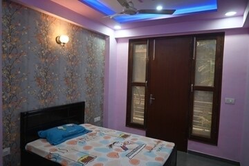 Bedroom in 2 BHK Builder Floor at Mahavir Enclave 1 – for Sale