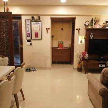 Living Room in 2.5 BHK Apartment at Madhav Sankalp, Gandhar Nagar – for Sale