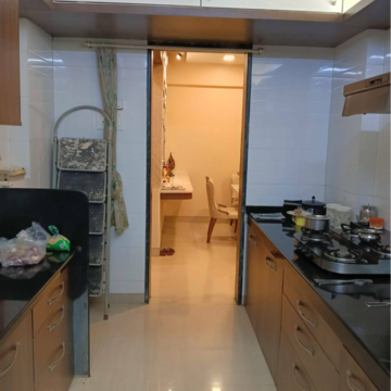 Kitchen in 2.5 BHK Apartment at Madhav Sankalp, Gandhar Nagar – for Sale