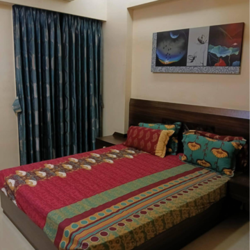 Bedroom in 2.5 BHK Apartment at Madhav Sankalp, Gandhar Nagar – for Sale