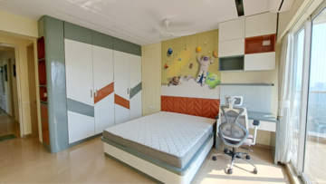 Bedroom in 3 BHK Apartment at Soham Crystal Spires, Manpada – for Sale
