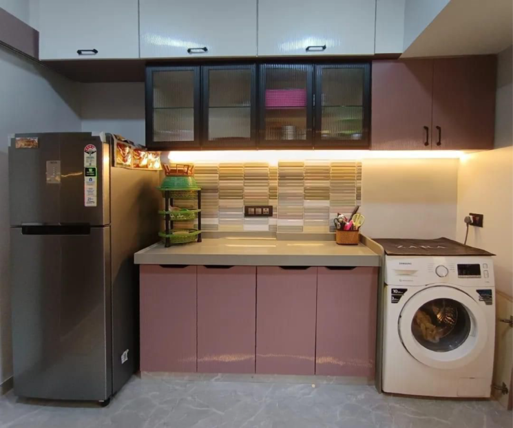 Kitchen, saket-towers-chs-ltd 2 Bedroom 820 Sq.Ft. Apartment In Saket Complex Thane 7880778