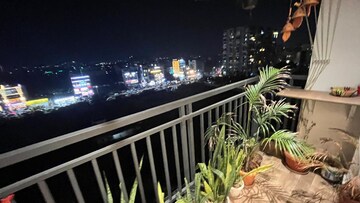 Balcony in 2.5 BHK Apartment at Aparna Sarovar Zenith, Nallagandla – for Rent