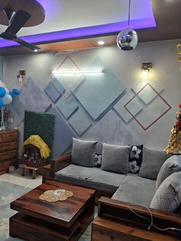 Living Room in 2 BHK Apartment at Shipra Shopping Plaza, Shipra Suncity – for Rent