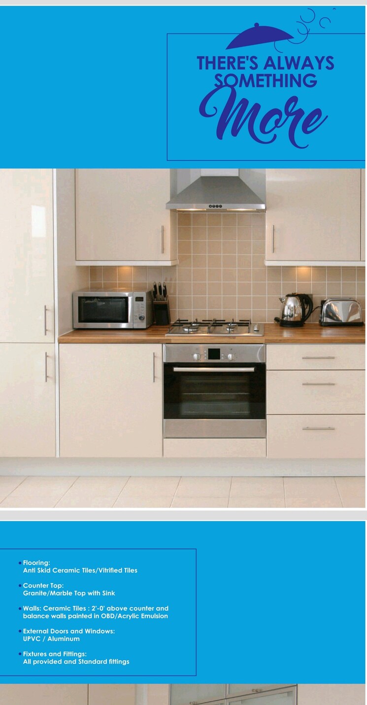 Kitchen, presidency-heights 3 Bedroom 1850 Sq.Ft. Apartment In Sector 25 Yamuna Expressway Greater Noida 7881042